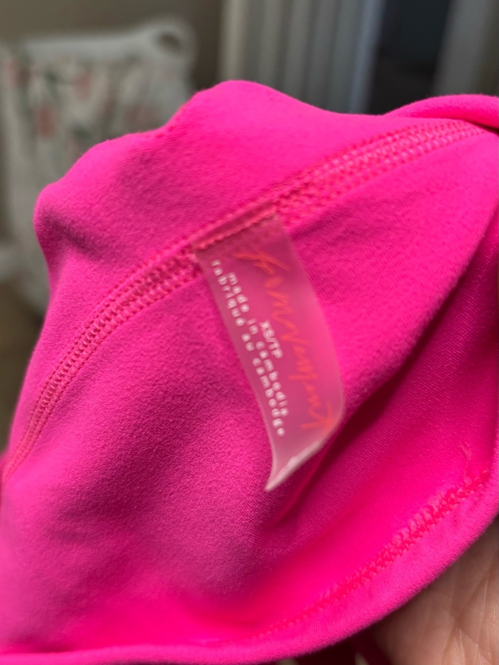 FP Hot pink sports bra with built in padding - Picture 4 of 5